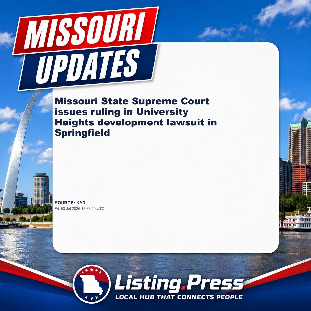 Missouri State Supreme Court issues ruling in University Heights development lawsuit in Springfield