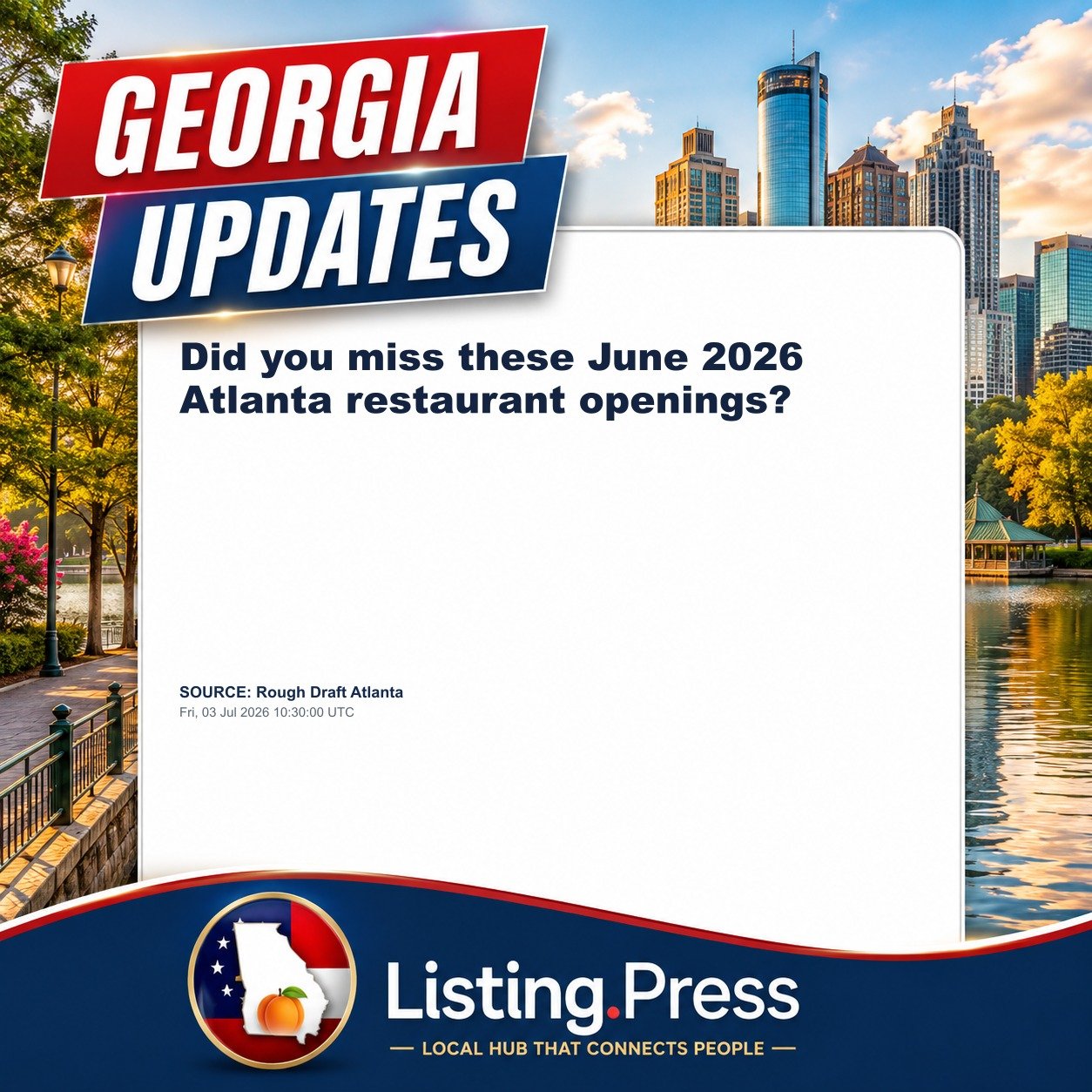 Did you miss these June 2026 Atlanta restaurant openings?