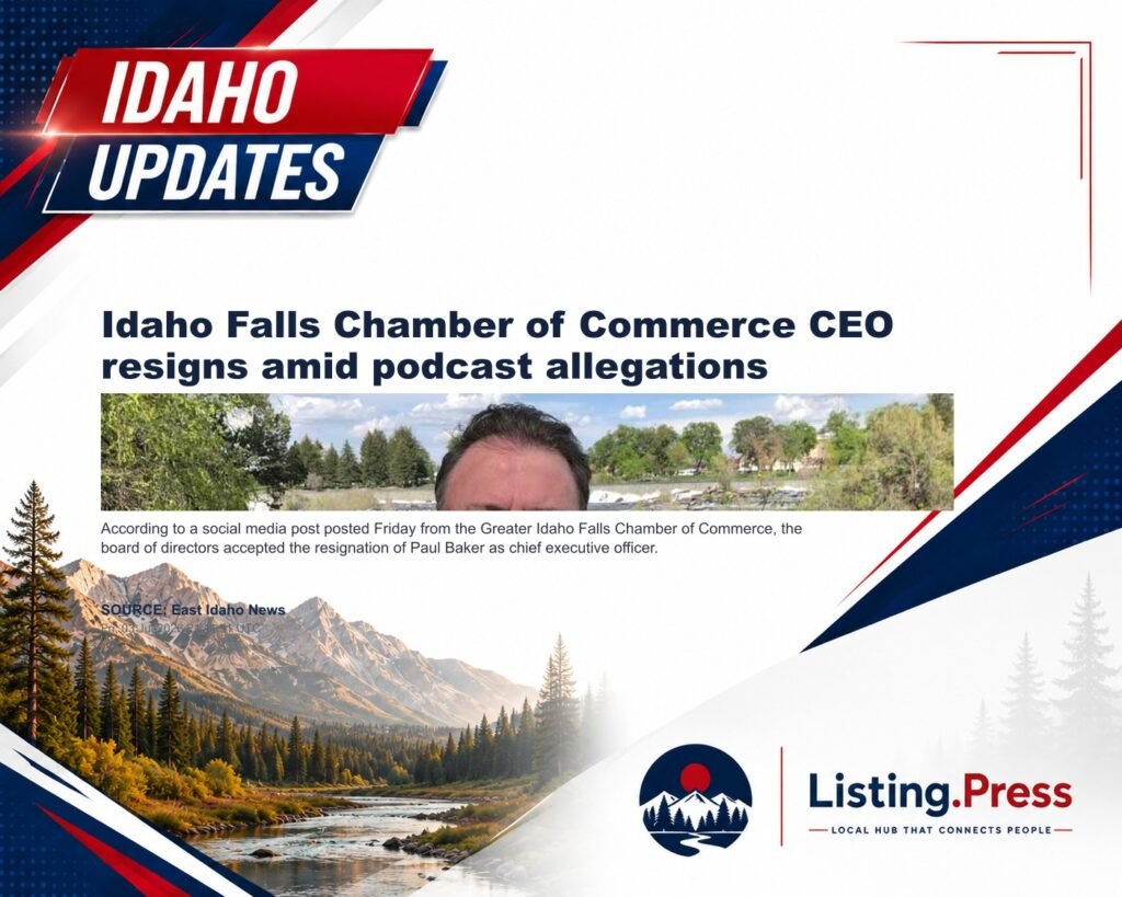 Idaho Falls Chamber of Commerce CEO resigns amid podcast allegations
