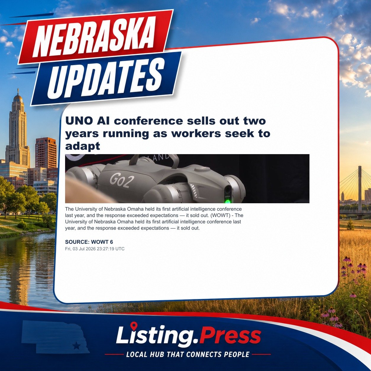 UNO AI conference sells out two years running as workers seek to adapt