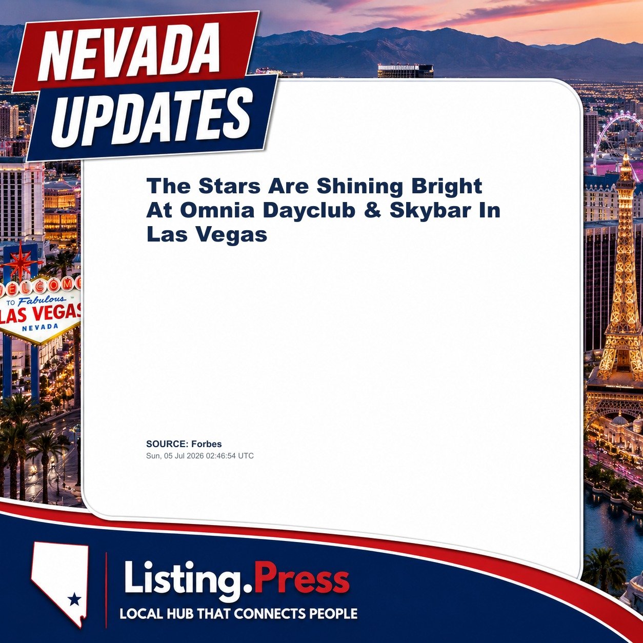The Stars Are Shining Bright At Omnia Dayclub & Skybar In Las Vegas