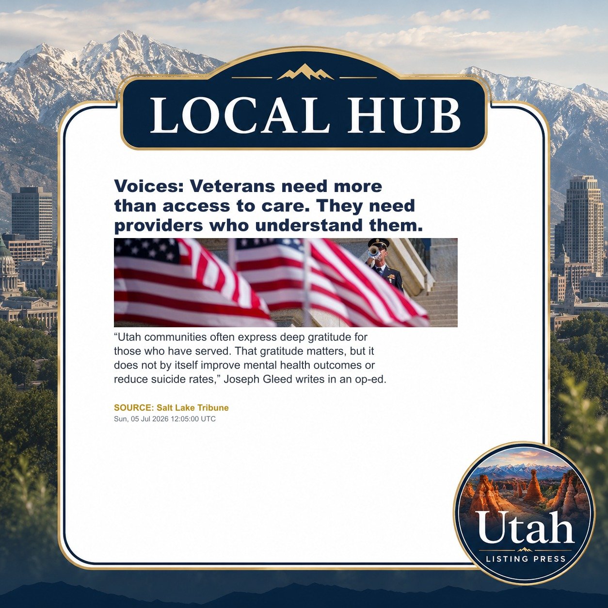 Voices: Veterans need more than access to care. They need providers who understand them.