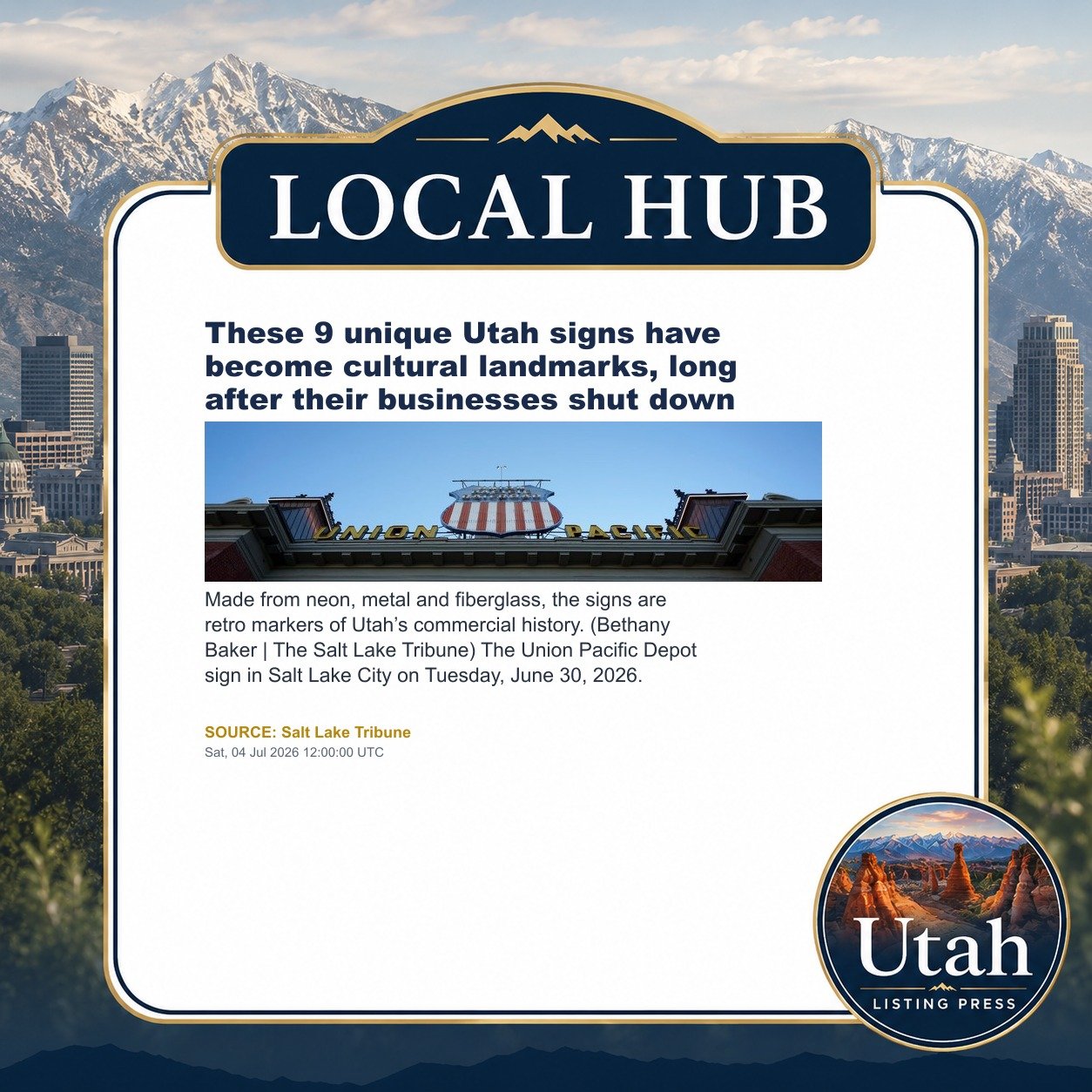 These 9 unique Utah signs have become cultural landmarks, long after their businesses shut down