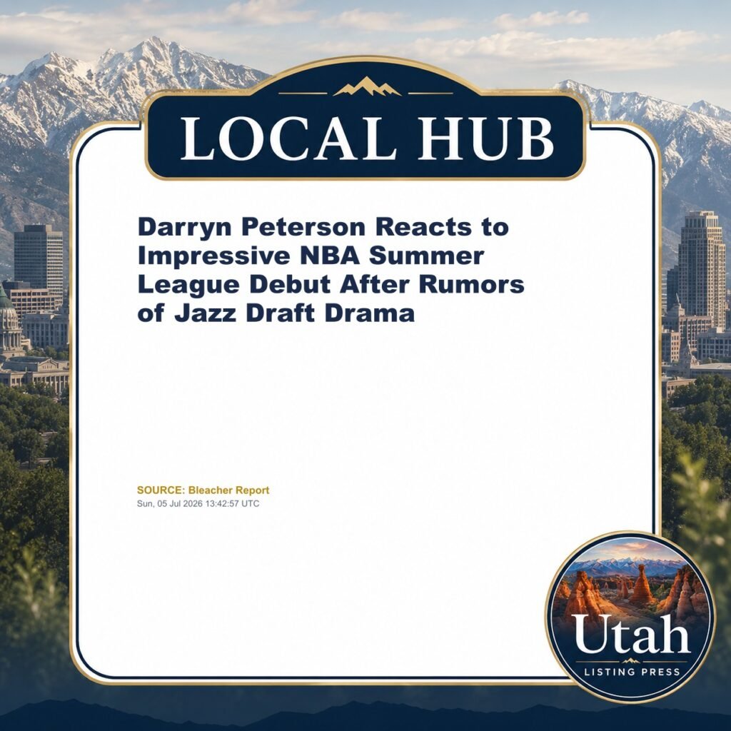 Darryn Peterson Reacts to Impressive NBA Summer League Debut After Rumors of Jazz Draft Drama