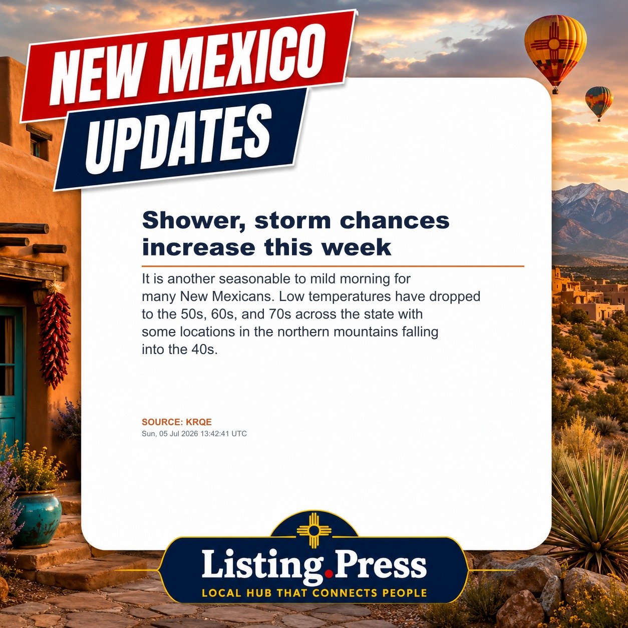 Shower, storm chances increase this week