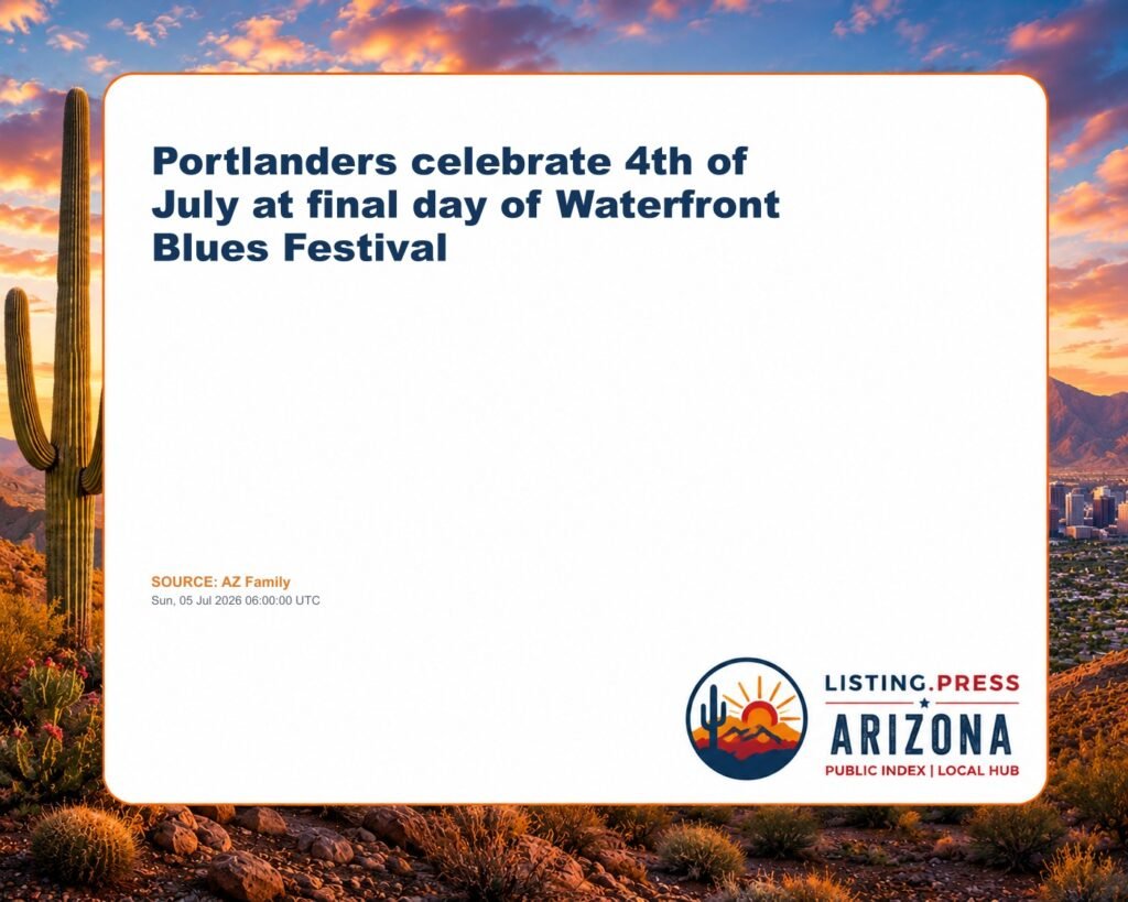 Portlanders celebrate 4th of July at final day of Waterfront Blues Festival