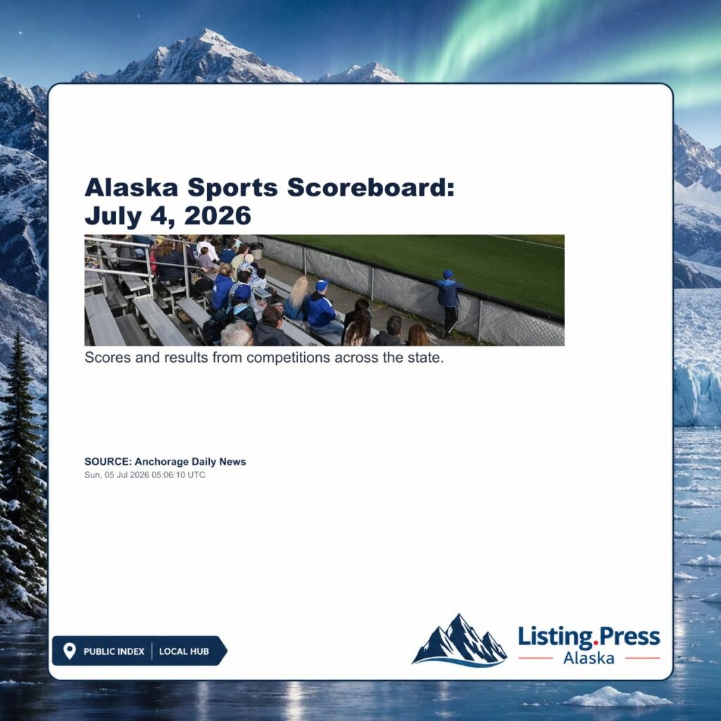 Alaska Sports Scoreboard: July 4, 2026
