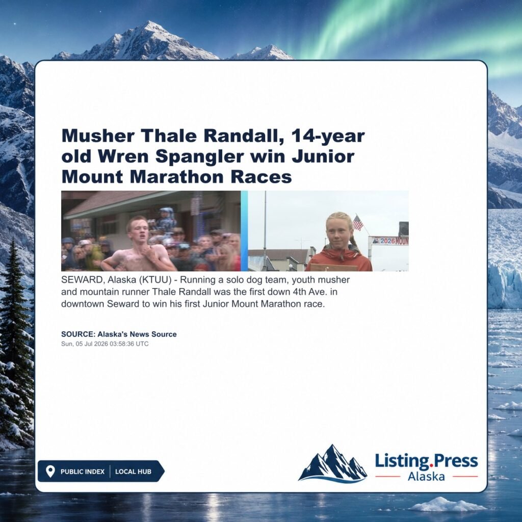 Musher Thale Randall, 14-year old Wren Spangler win Junior Mount Marathon Races