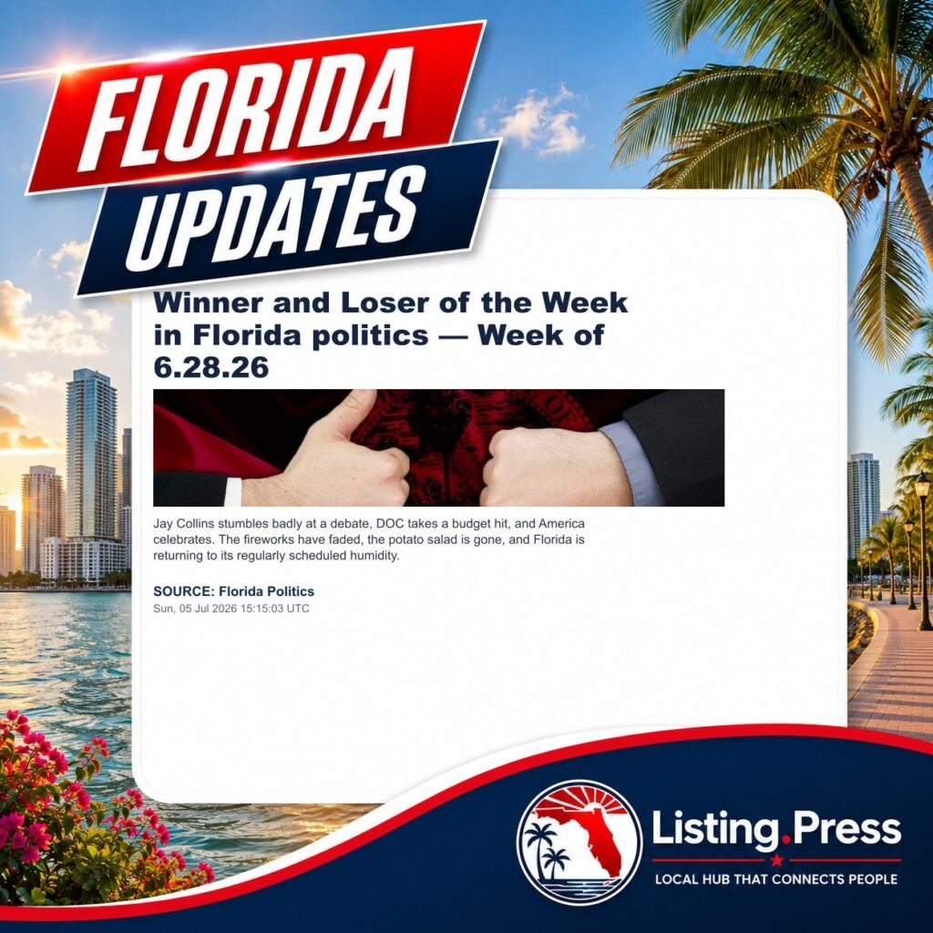 Winner and Loser of the Week in Florida politics — Week of 6.28.26