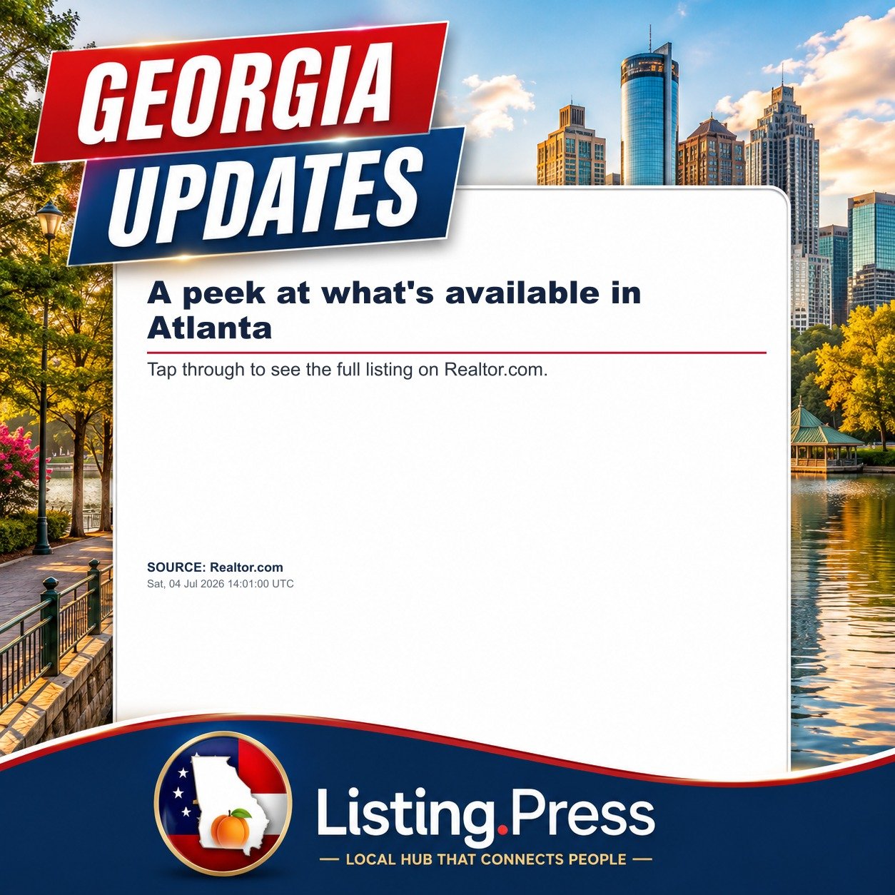 A peek at what's available in Atlanta