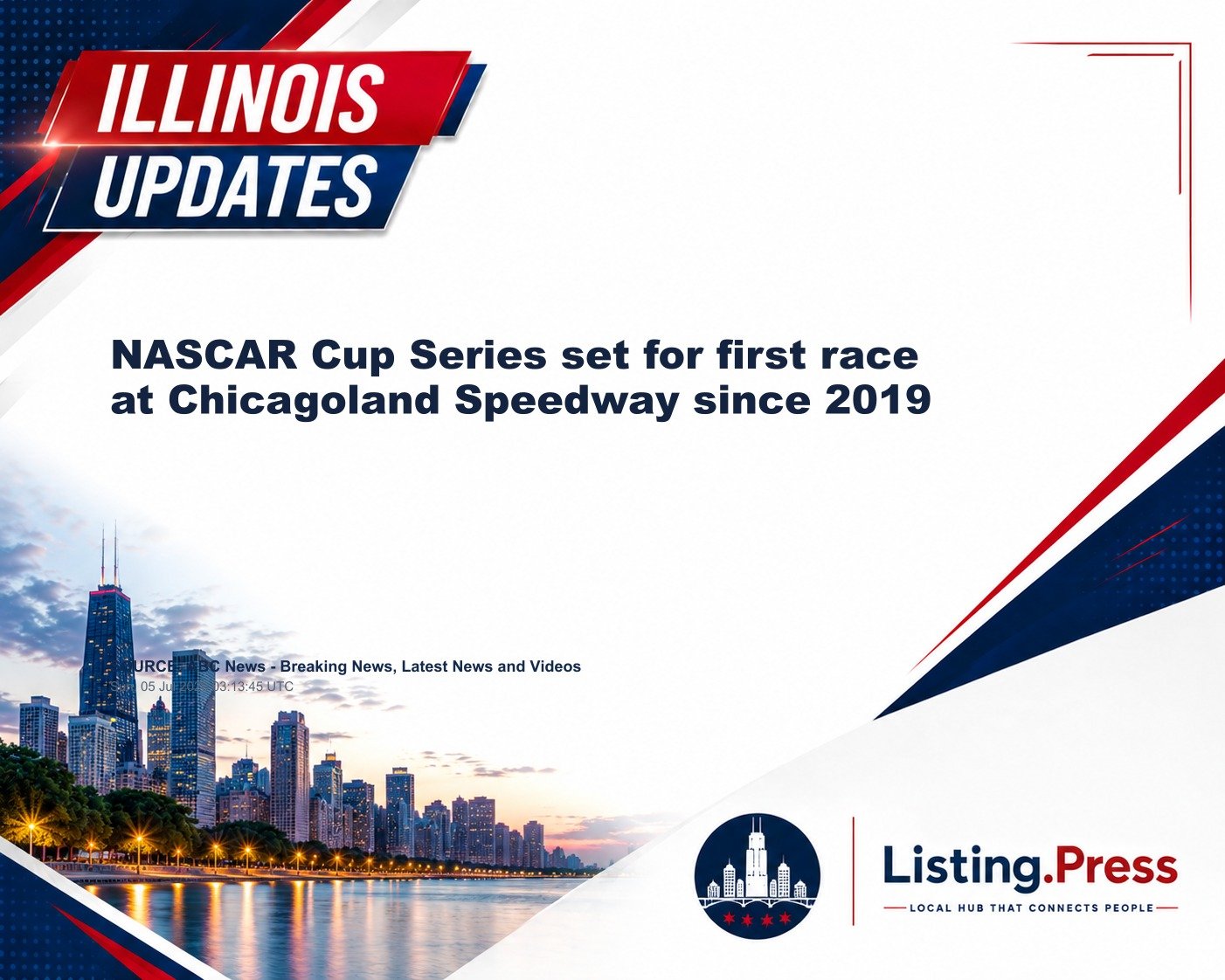 NASCAR Cup Series set for first race at Chicagoland Speedway since 2019
