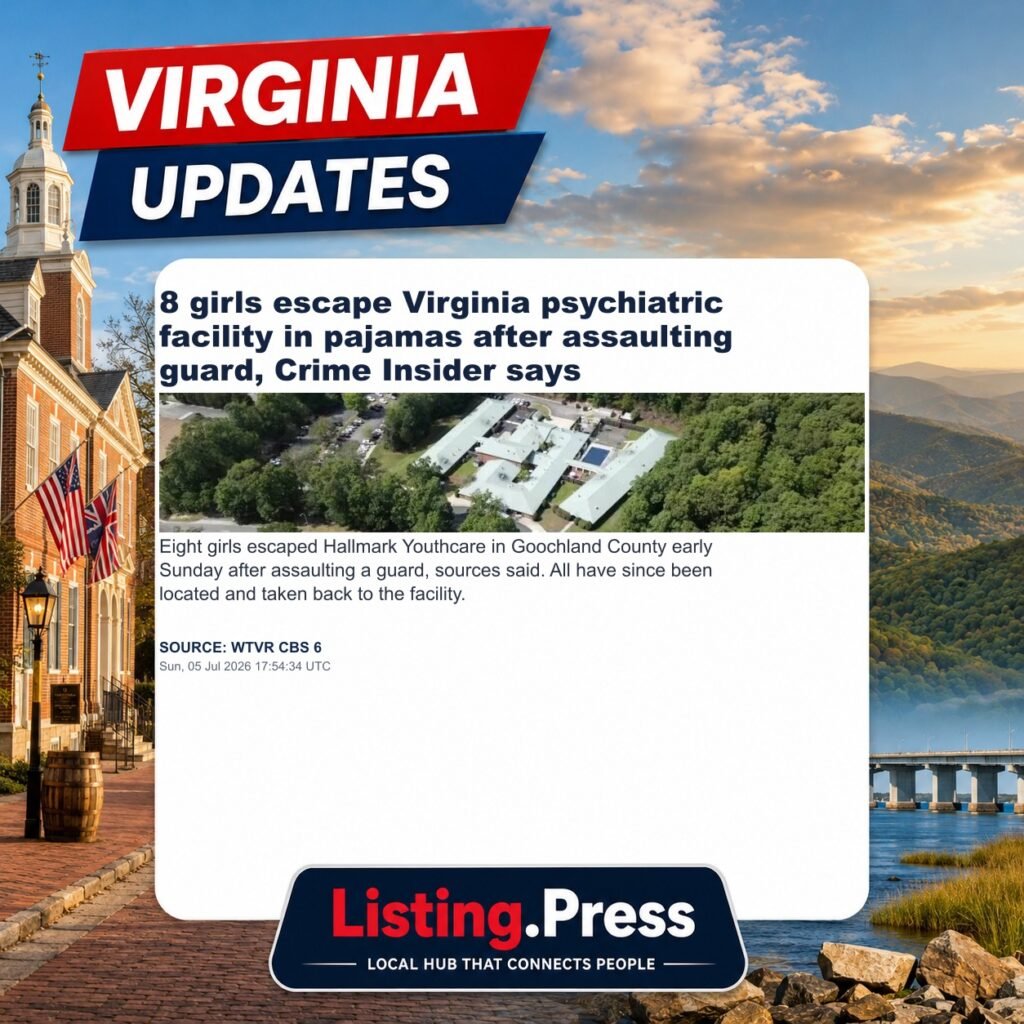 8 girls escape Virginia psychiatric facility in pajamas after assaulting guard, Crime Insider says