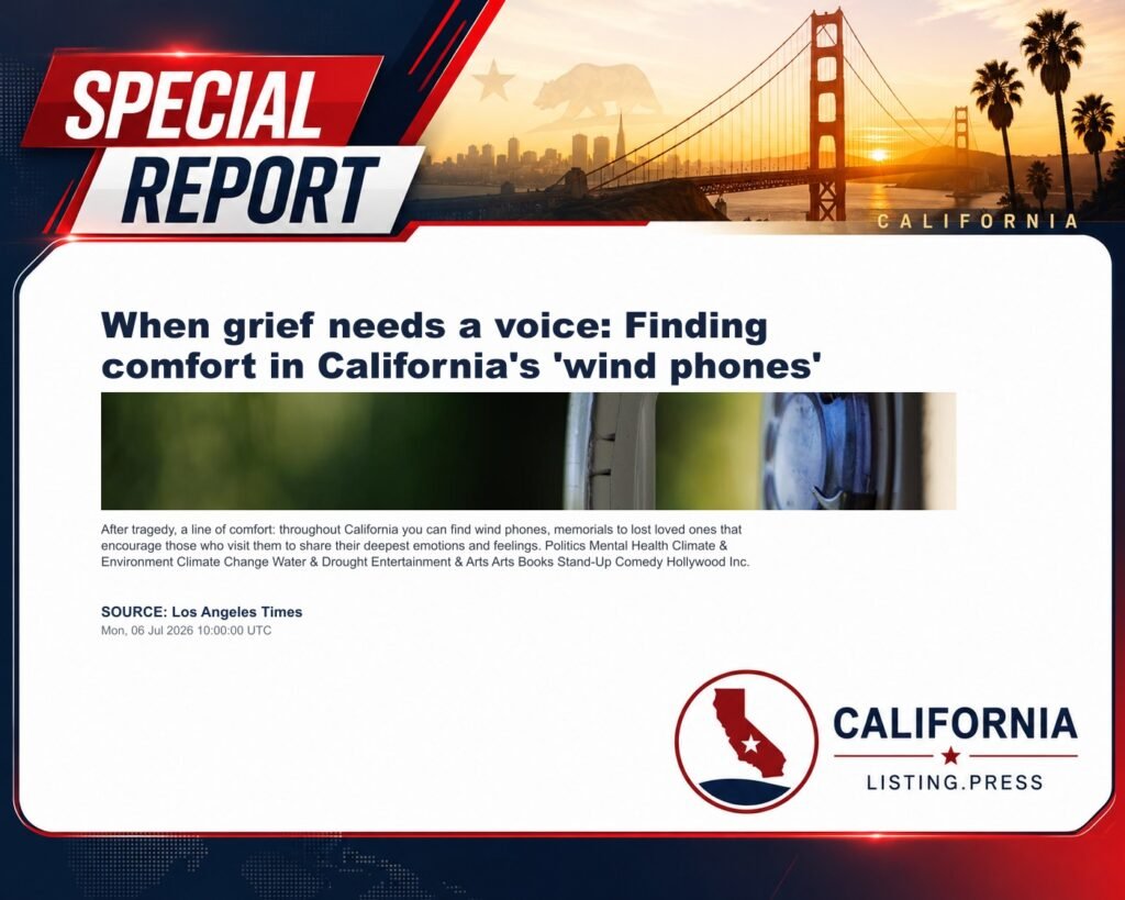 When grief needs a voice: Finding comfort in California’s ‘wind phones’