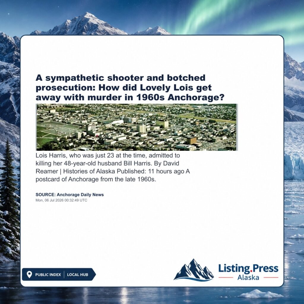 A sympathetic shooter and botched prosecution: How did Lovely Lois get away with murder in 1960s Anchorage?