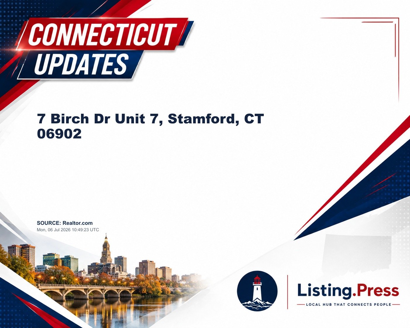 7 Birch Dr Unit 7, Stamford, CT 06902
