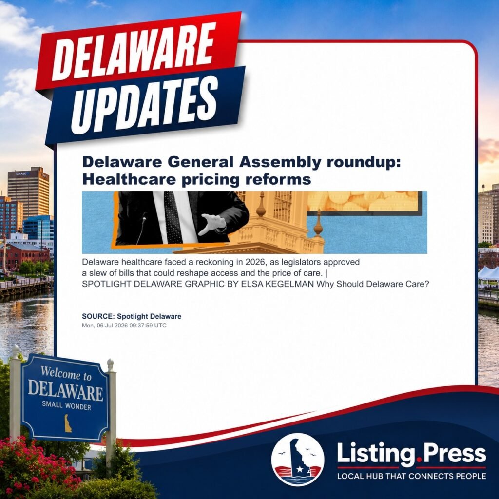 Delaware General Assembly roundup: Healthcare pricing reforms