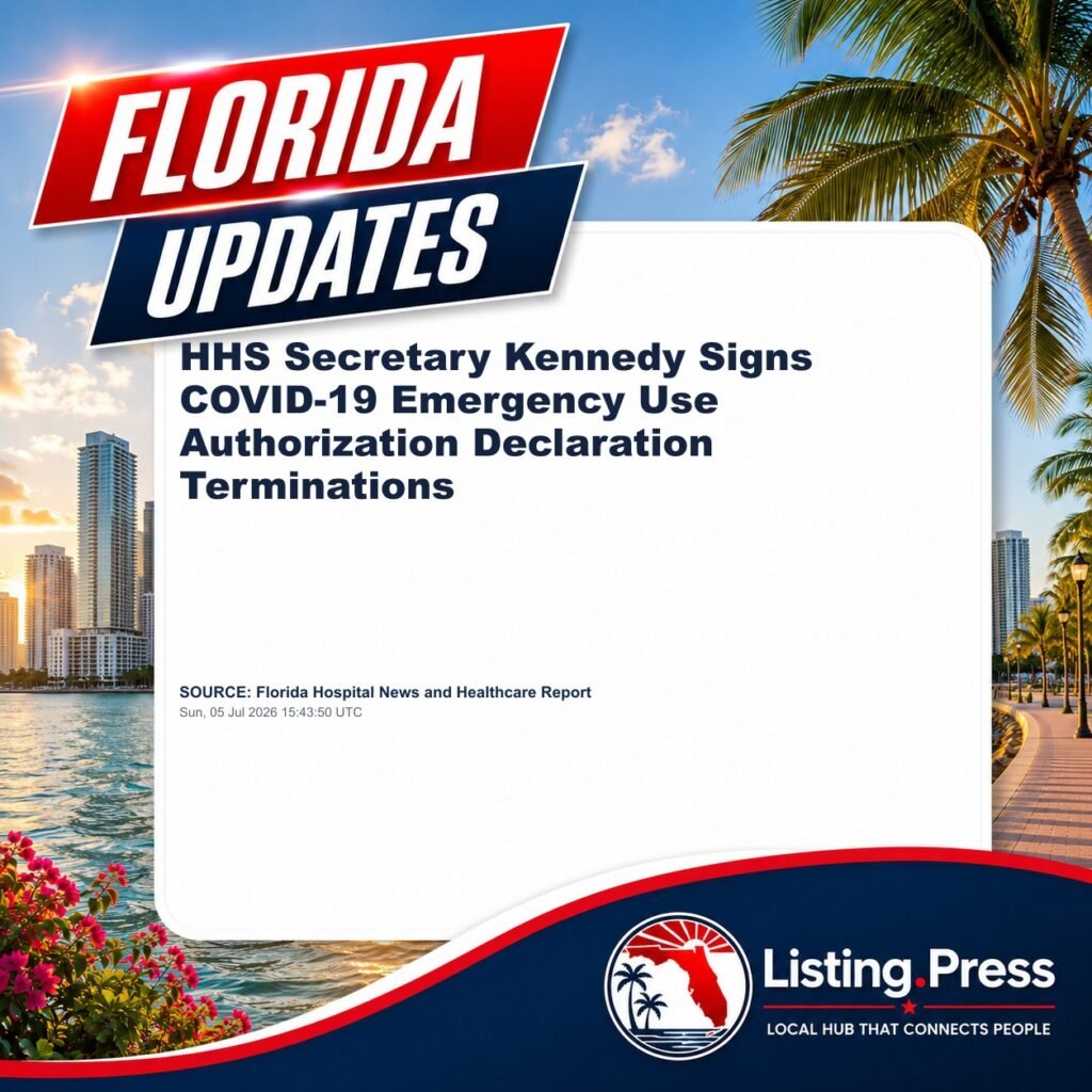 HHS Secretary Kennedy Signs COVID-19 Emergency Use Authorization Declaration Terminations