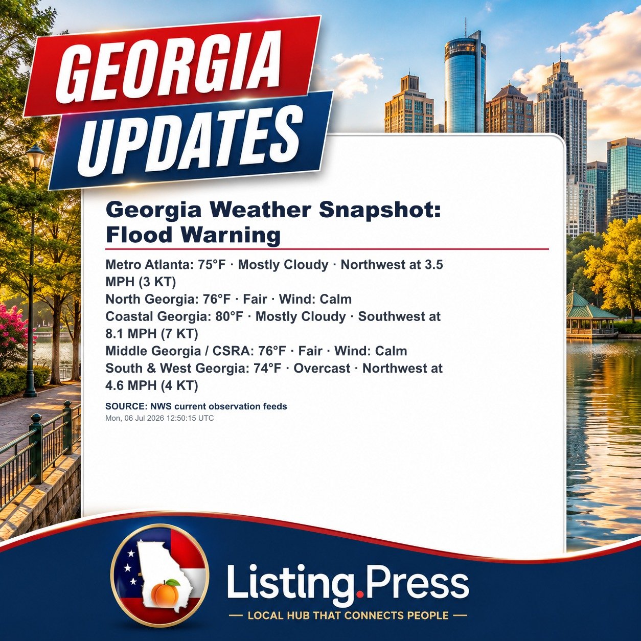 Georgia Weather Snapshot: Flood Warning