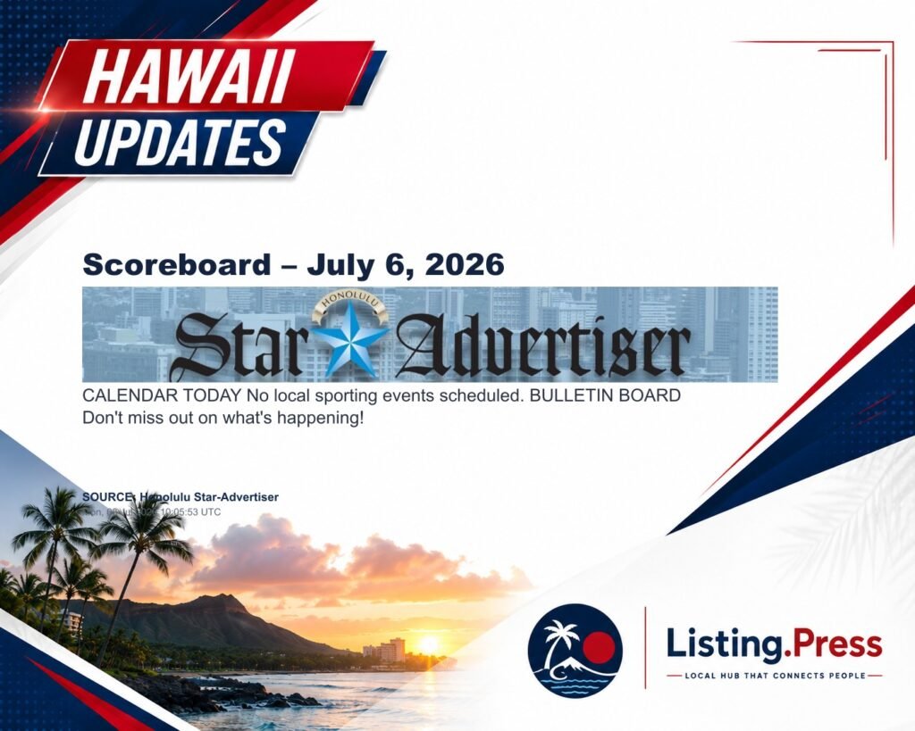 Scoreboard – July 6, 2026