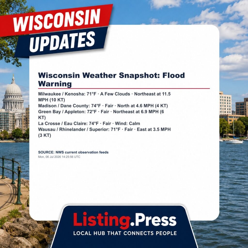 Wisconsin Weather Snapshot: Flood Warning