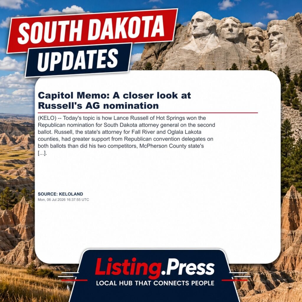 Capitol Memo: A closer look at Russell’s AG nomination