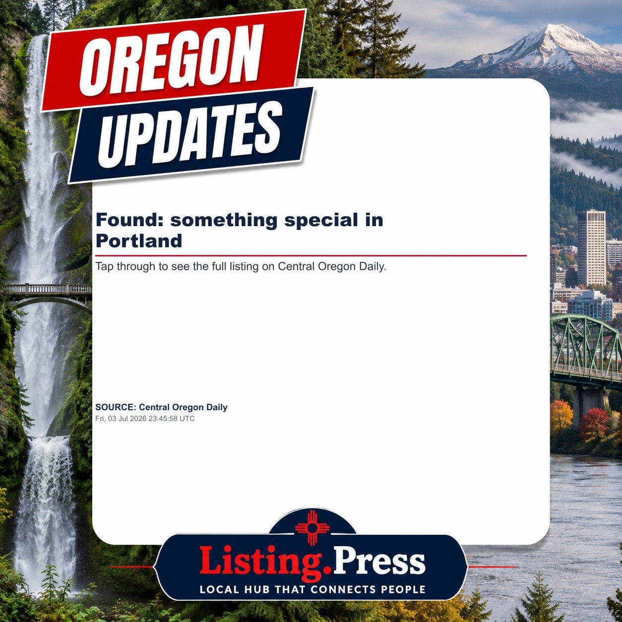 Found: something special in Portland