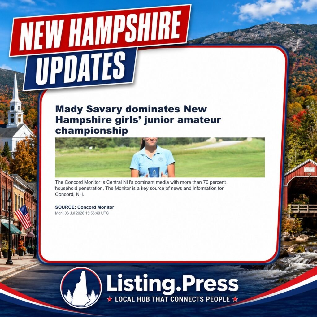 Mady Savary dominates New Hampshire girls’ junior amateur championship