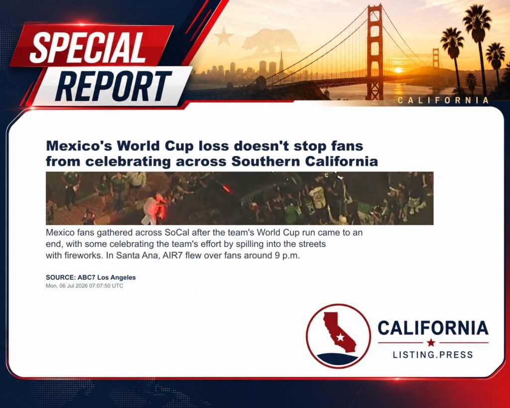 Mexico’s World Cup loss doesn’t stop fans from celebrating across Southern California
