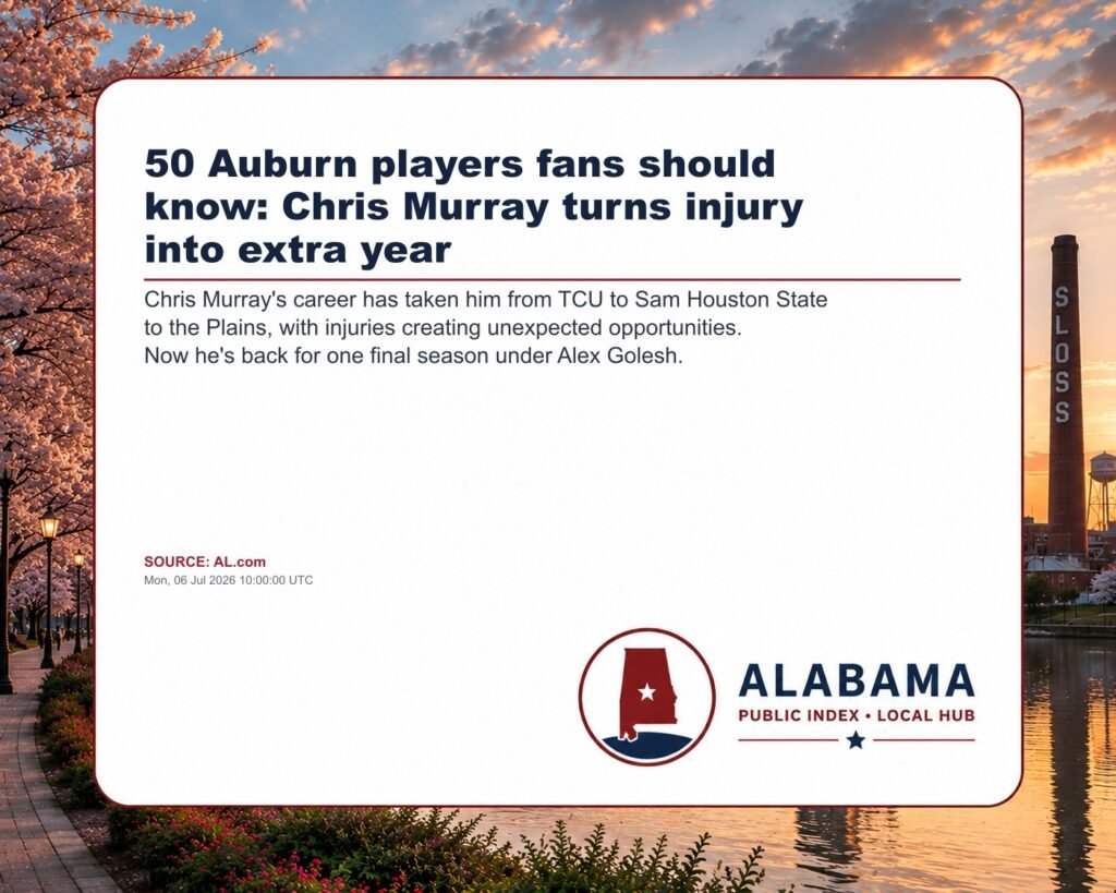 50 Auburn players fans should know: Chris Murray turns injury into extra year