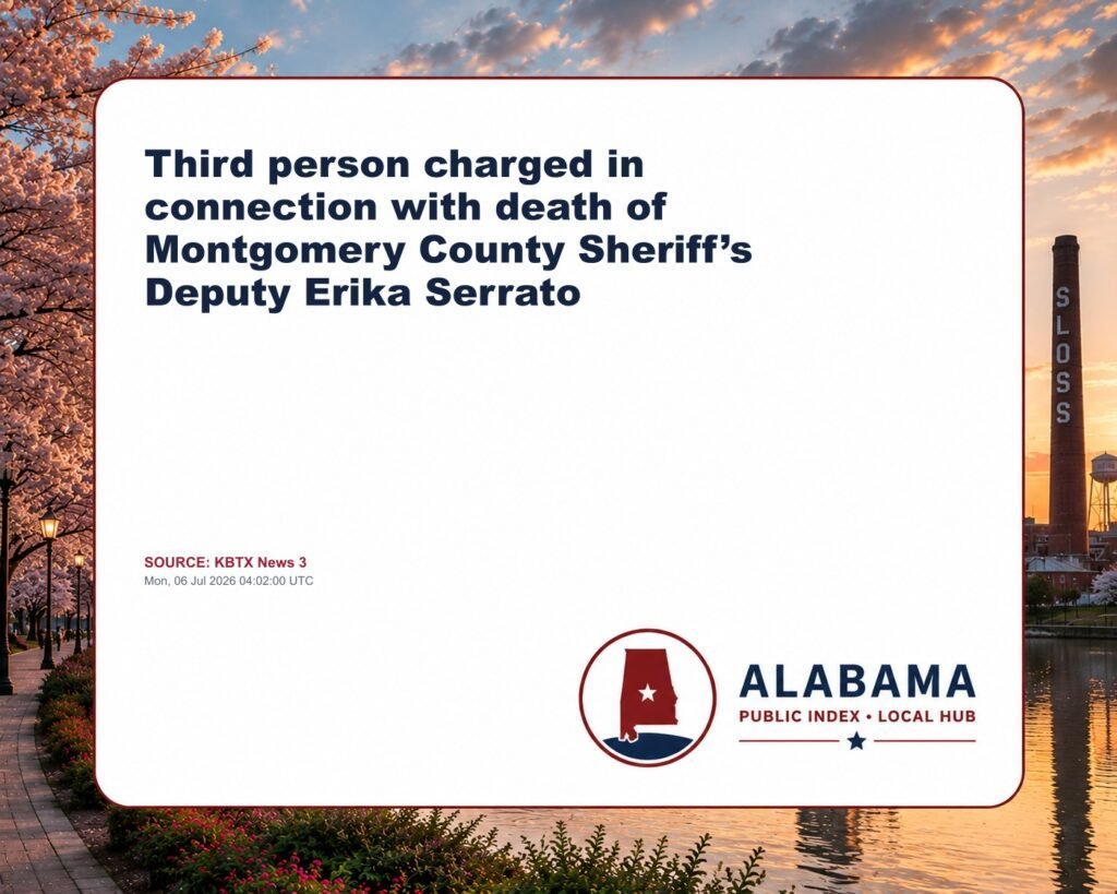 Third person charged in connection with death of Montgomery County Sheriff’s Deputy Erika Serrato