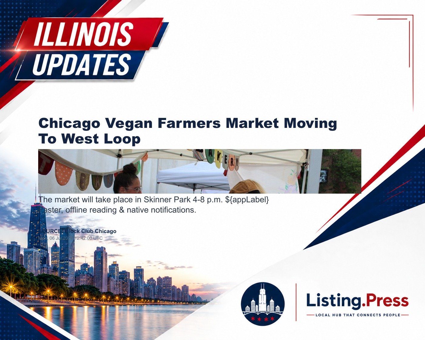 Chicago Vegan Farmers Market Moving To West Loop