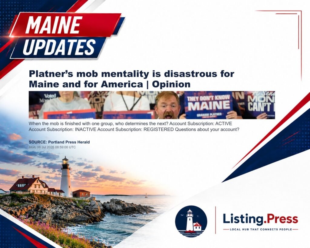 Platner’s mob mentality is disastrous for Maine and for America | Opinion