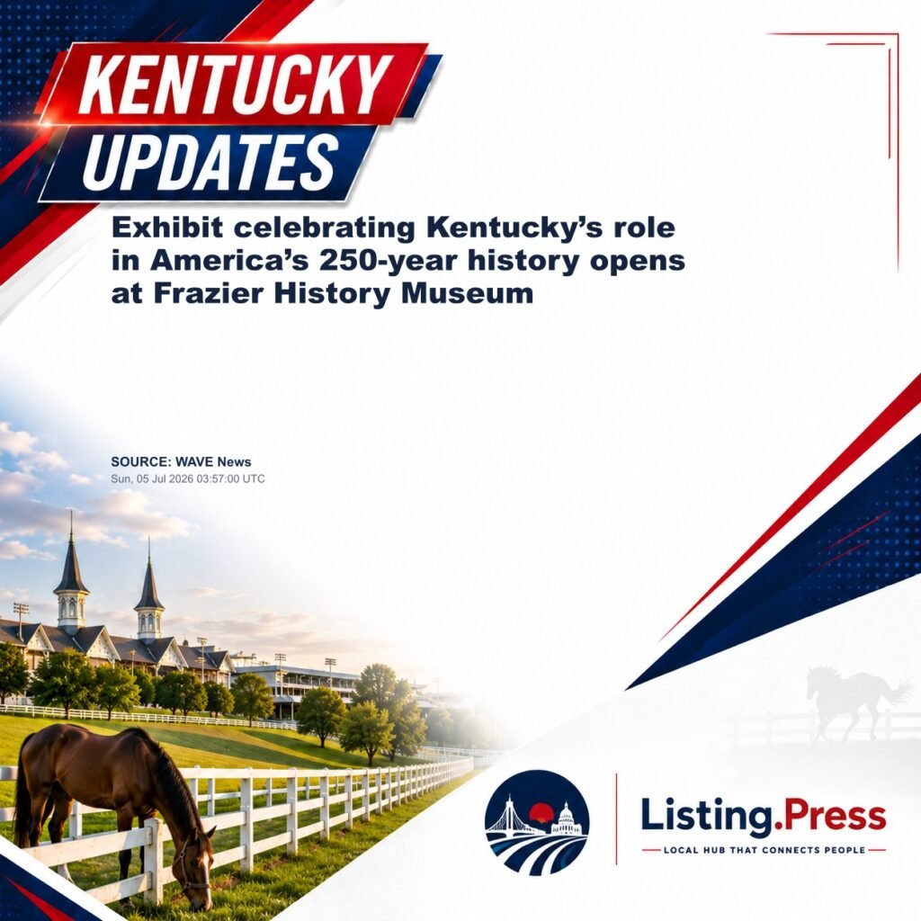 Exhibit celebrating Kentucky’s role in America’s 250-year history opens at Frazier History Museum