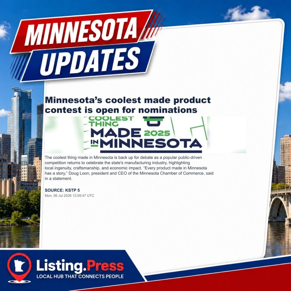 Minnesota’s coolest made product contest is open for nominations