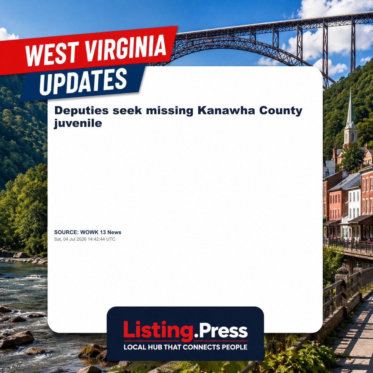 Deputies seek missing Kanawha County juvenile