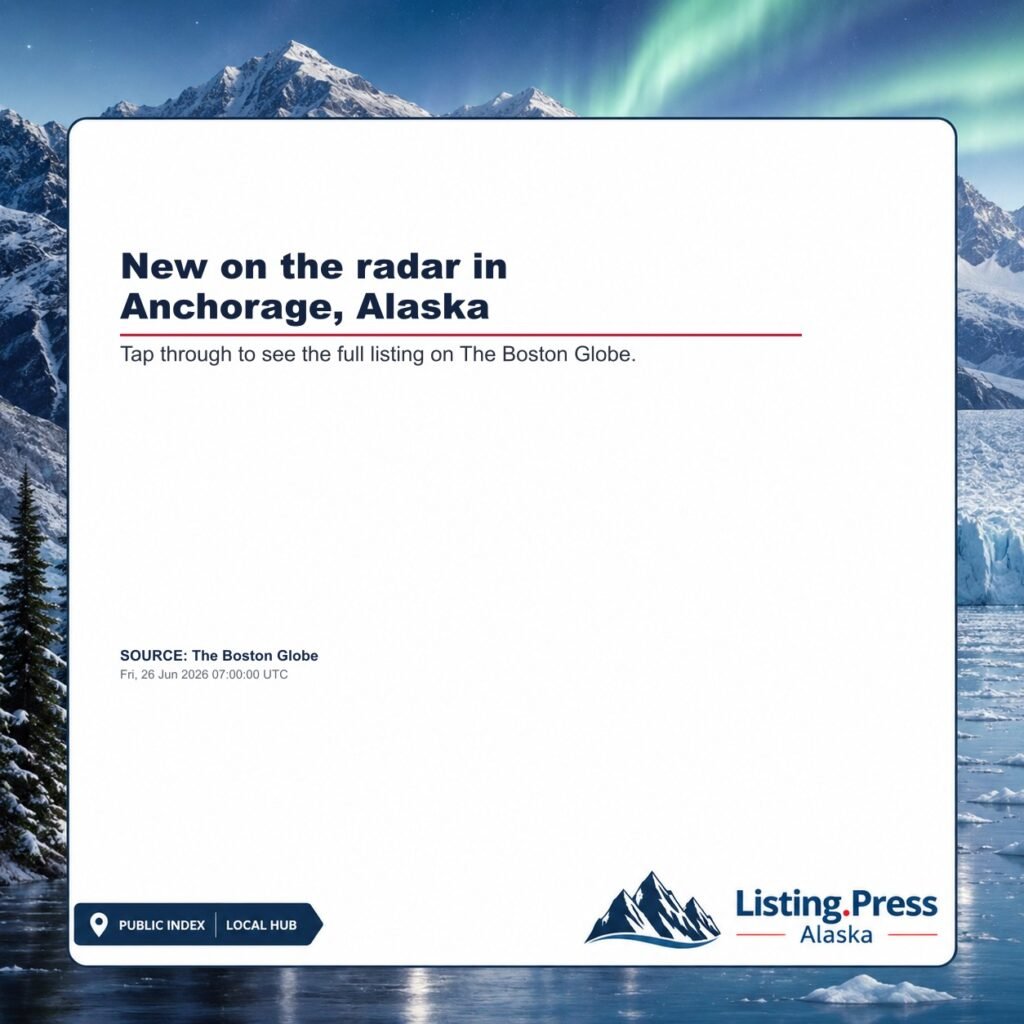 New on the radar in Anchorage, Alaska