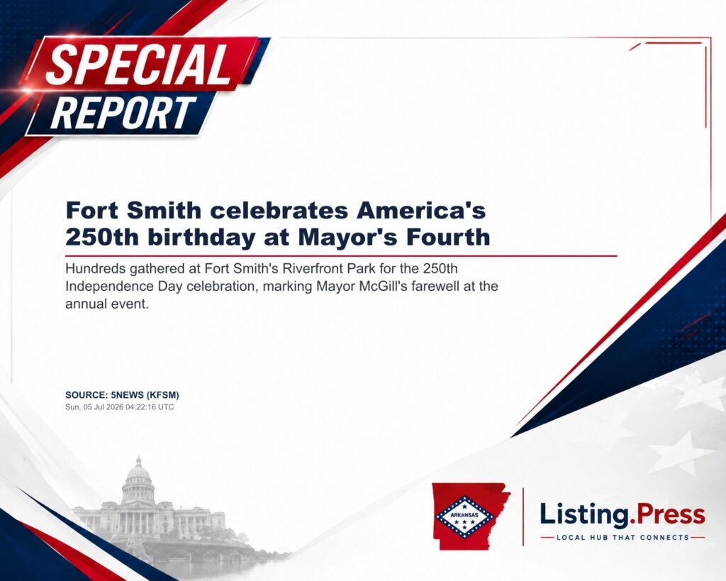 Fort Smith celebrates America’s 250th birthday at Mayor’s Fourth