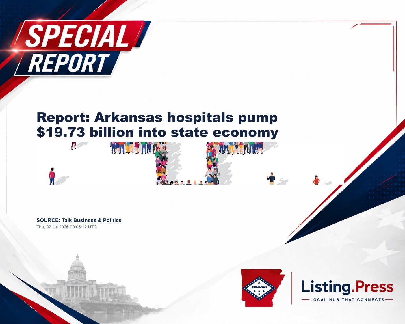 Report: Arkansas hospitals pump $19.73 billion into state economy