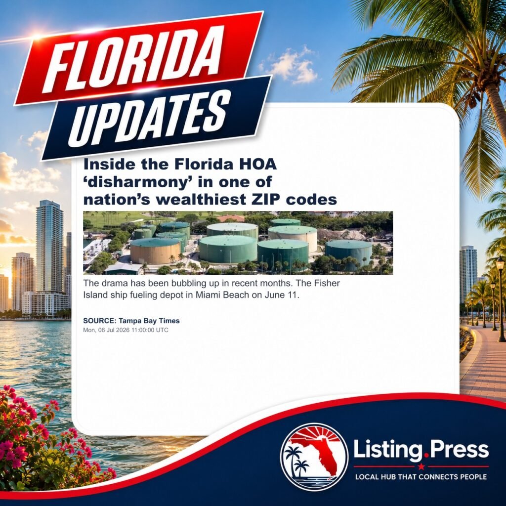 Inside the Florida HOA ‘disharmony’ in one of nation’s wealthiest ZIP codes