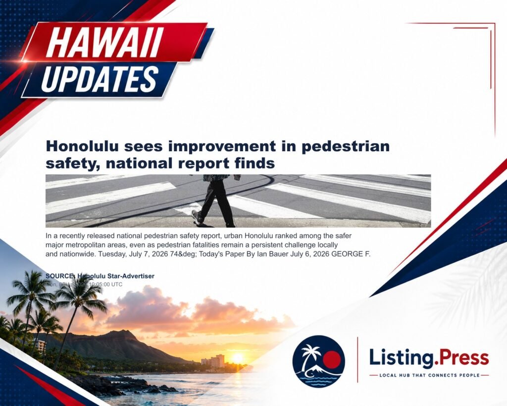 Honolulu sees improvement in pedestrian safety, national report finds
