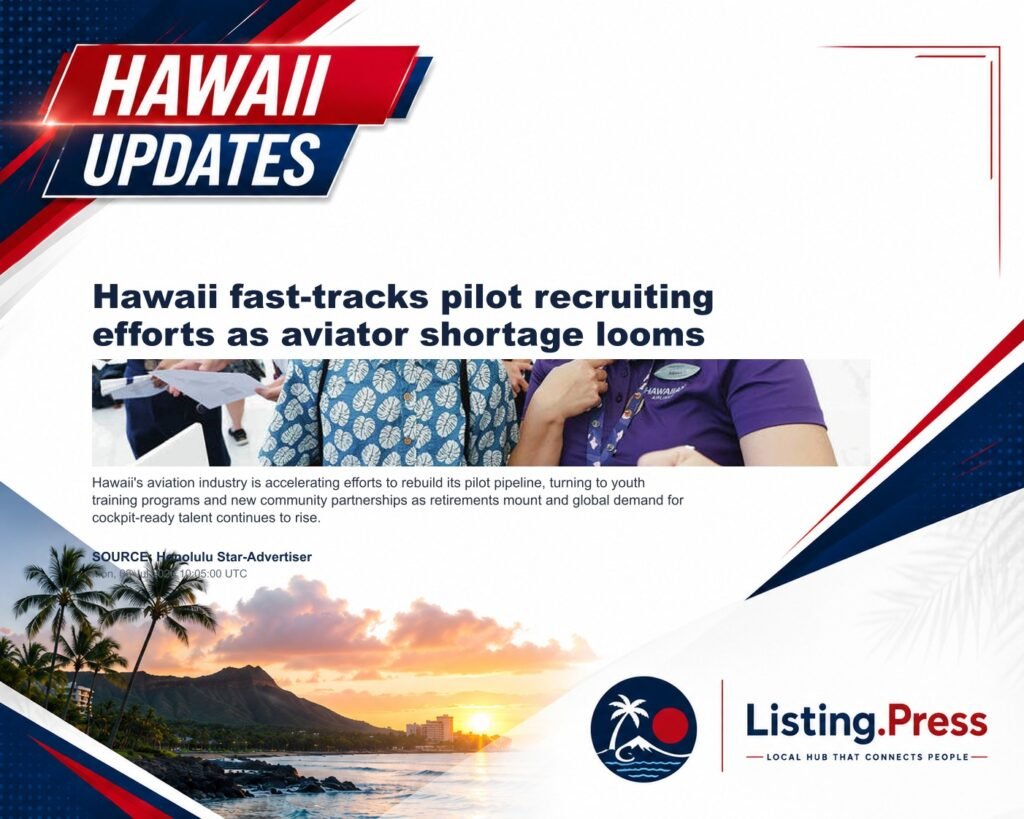 Hawaii fast-tracks pilot recruiting efforts as aviator shortage looms