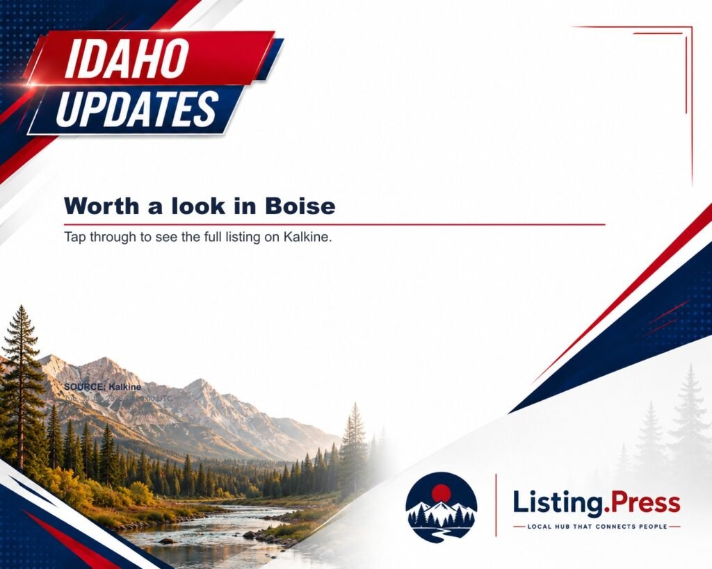 Worth a look in Boise