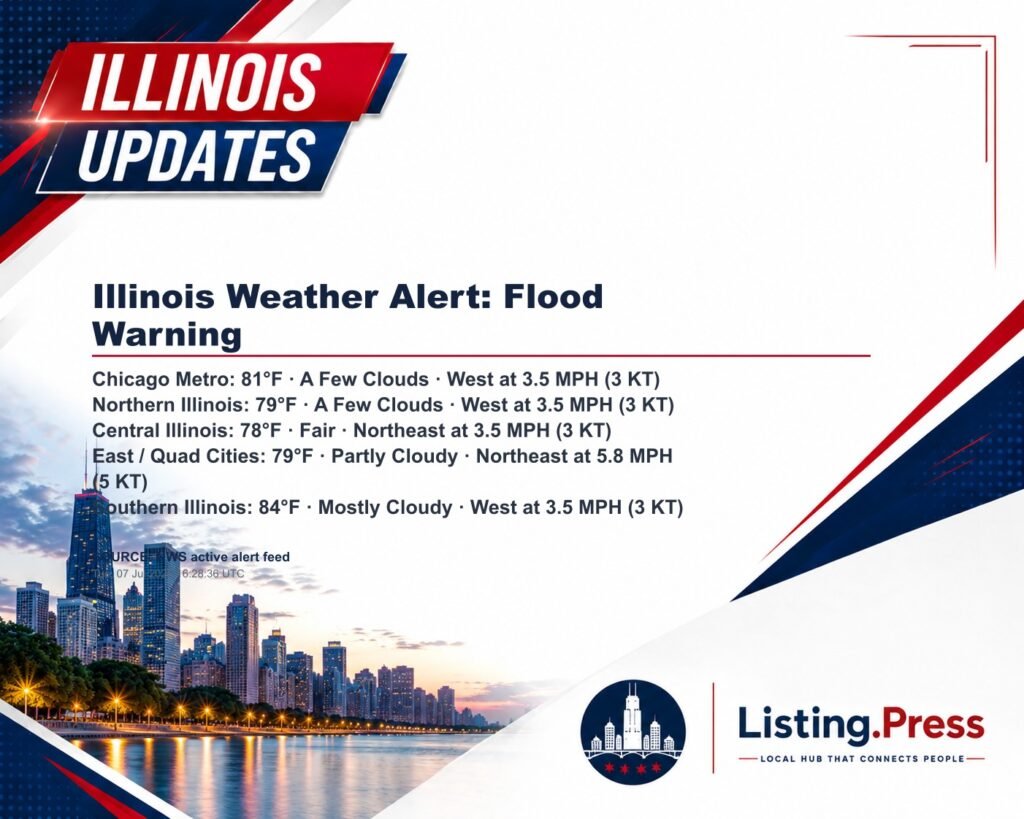 Illinois Weather Alert: Flood Warning