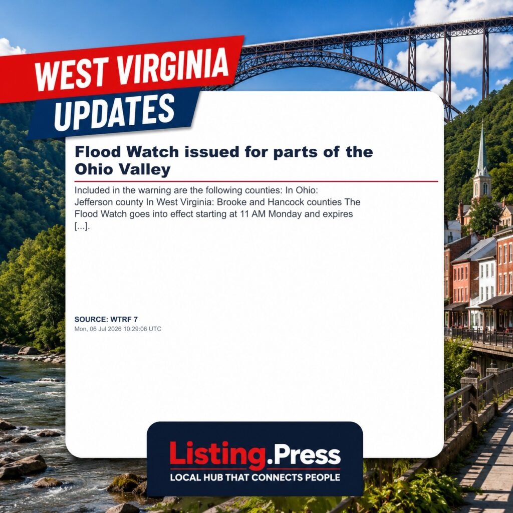 Flood Watch issued for parts of the Ohio Valley