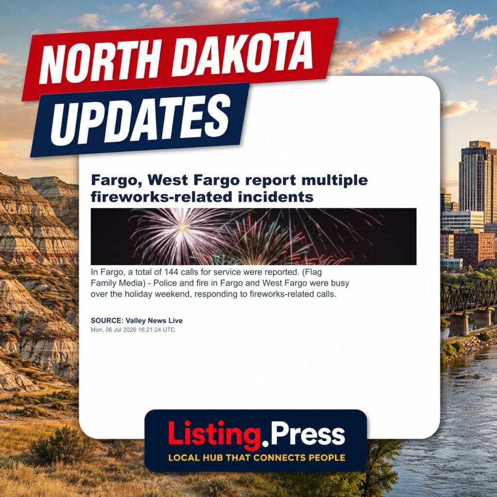 Fargo, West Fargo report multiple fireworks-related incidents