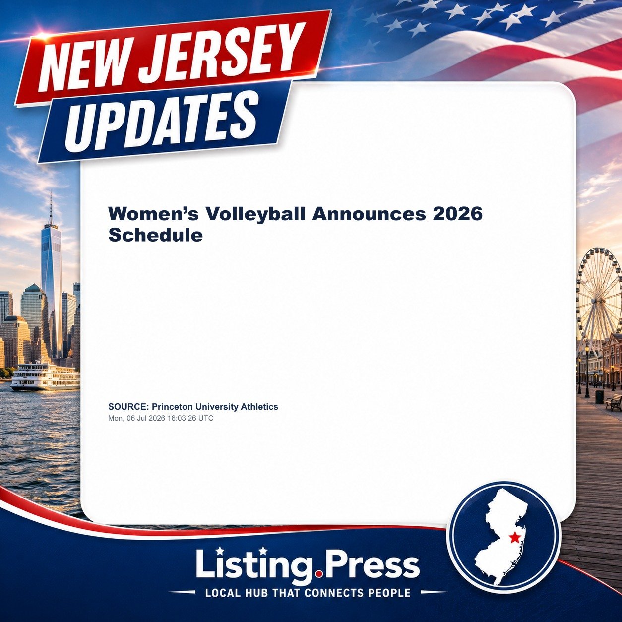 Women’s Volleyball Announces 2026 Schedule