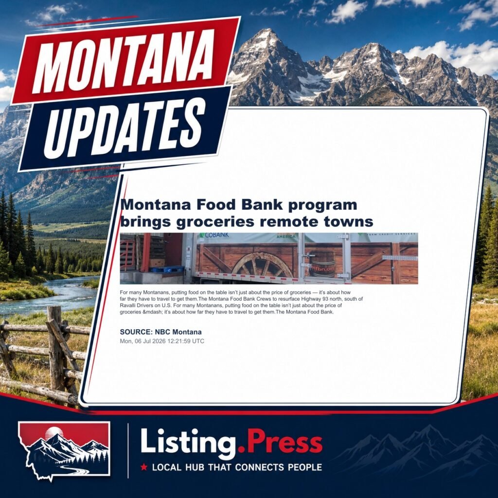 Montana Food Bank program brings groceries remote towns