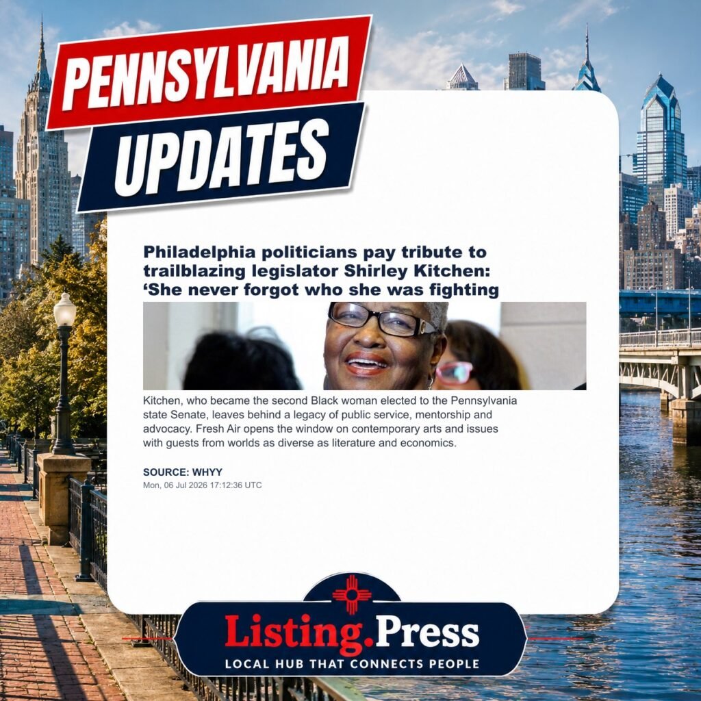 Philadelphia politicians pay tribute to trailblazing legislator Shirley Kitchen: ‘She never forgot who she was fighting