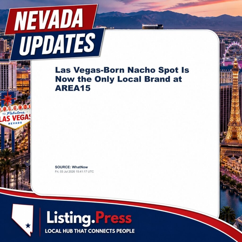 Las Vegas-Born Nacho Spot Is Now the Only Local Brand at AREA15