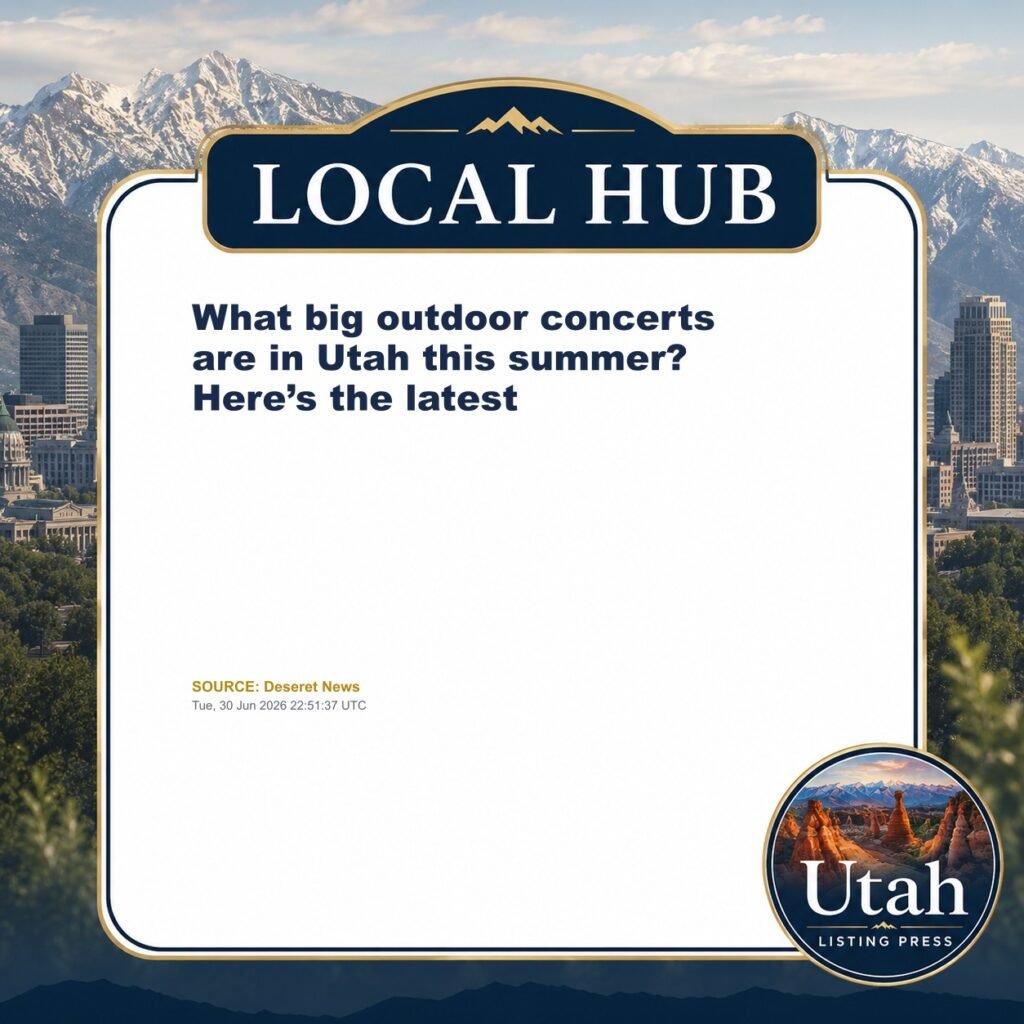 What big outdoor concerts are in Utah this summer? Here’s the latest